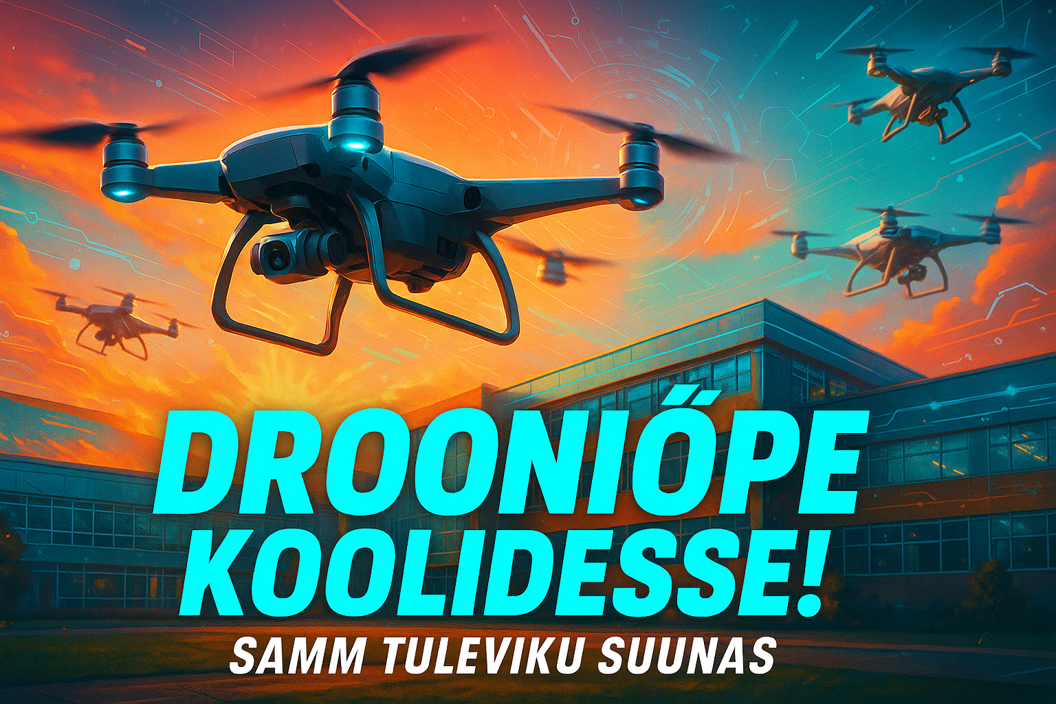 Koolidesse tuleb drooniõpe – samm tuleviku suunas